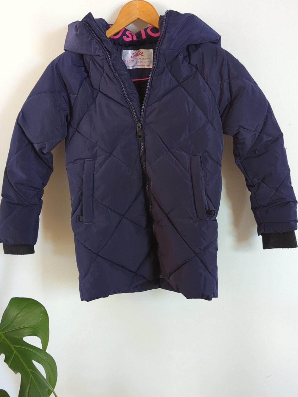Justice Kids Hooded Puffer Jacket